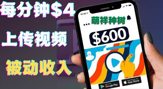 只需要上传视频然后每分钟赚4美元项目：详细操作步骤，新手也可操作-芸启轻创
