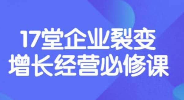 《盈利增长17堂必修课》企业裂变增长的经营智慧，带你了解增长的本质-芸启轻创