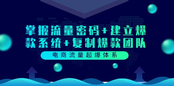 电商流量起爆体系:掌握流量密码 建立爆款系统 复制爆款团队(价值599)-芸启轻创