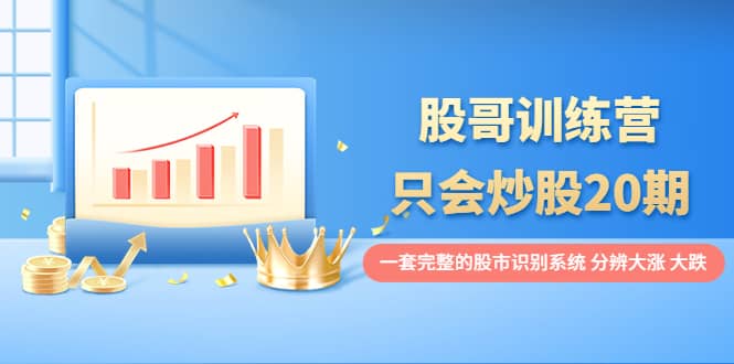 股哥训练营·只会炒股20期：一套完整的股市识别系统，分辨大涨、大跌-芸启轻创