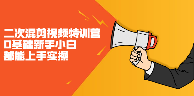 二次混剪视频特训营，0基础新手小白都能上手实操，两天开干-芸启轻创