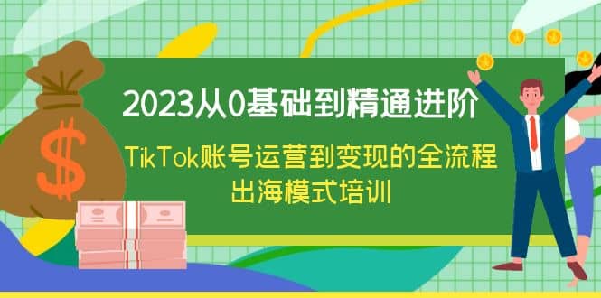 2023从0基础到精通进阶,TikTok账号运营到变现的全流程出海模式培训-芸启轻创
