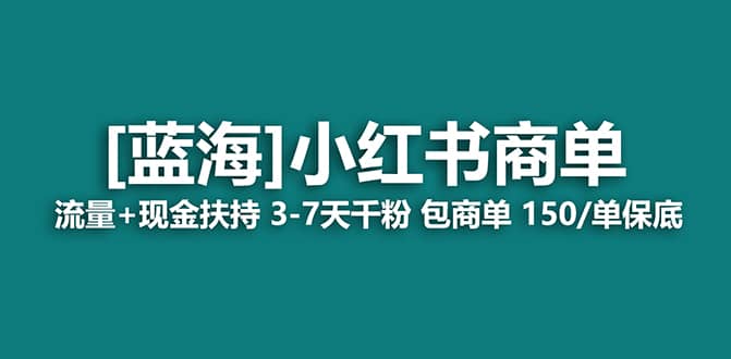 2023蓝海项目【小红书商单】流量 现金扶持，快速千粉，长期稳定，最强蓝海-芸启轻创