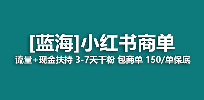 【蓝海项目】小红书商单项目，7天就能接广告变现，稳定一天500 保姆级玩法-芸启轻创