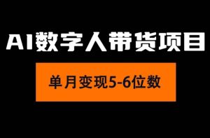 2024年Ai数字人带货，小白就可以轻松上手，真正实现月入过万的项目-芸启轻创