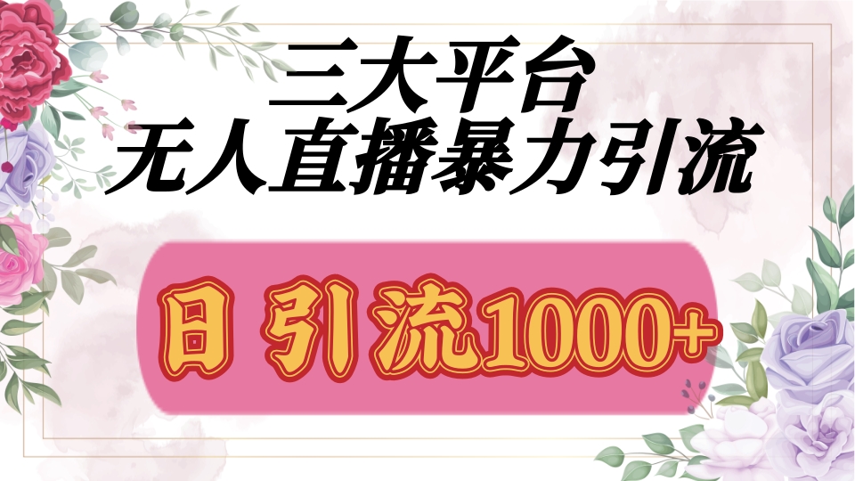 抖音，快手，视频号全平台通用，无人直播引流法，利用图片,模板,整套话术挂机全天支持矩阵操作，无限设备多开，超暴力引流，1000+高质量精准创业粉-芸启轻创