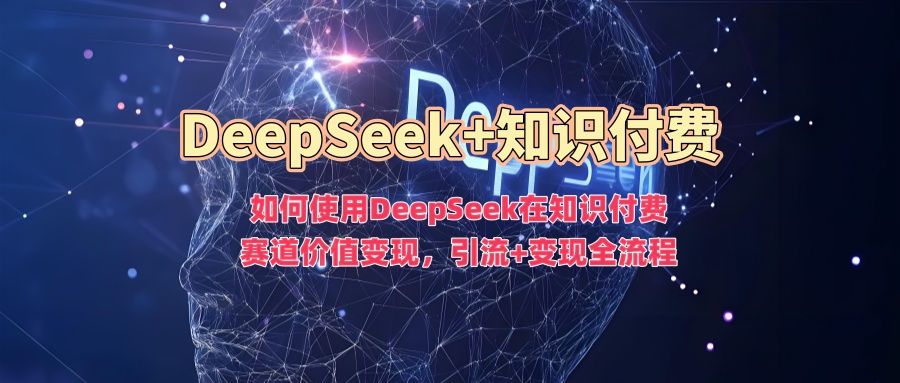如何使用DeepSeek在知识付费赛道价值变现，引流+变现全流程-芸启轻创